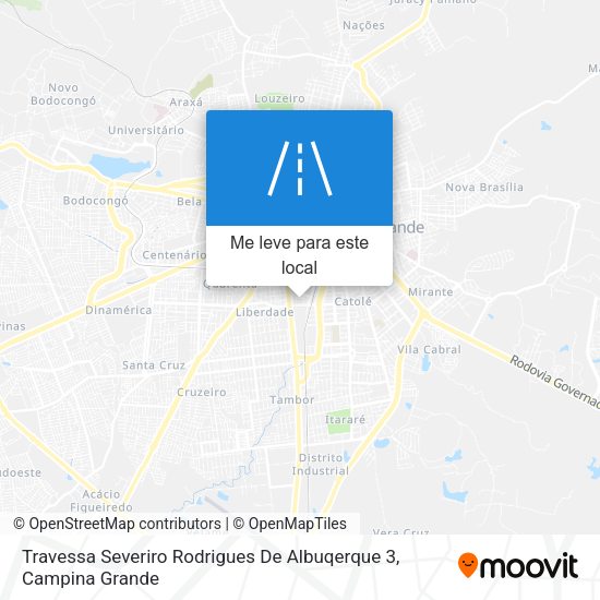 Travessa Severiro Rodrigues De Albuqerque 3 mapa