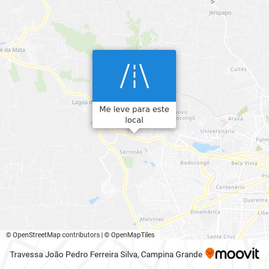 Travessa João Pedro Ferreira Silva mapa