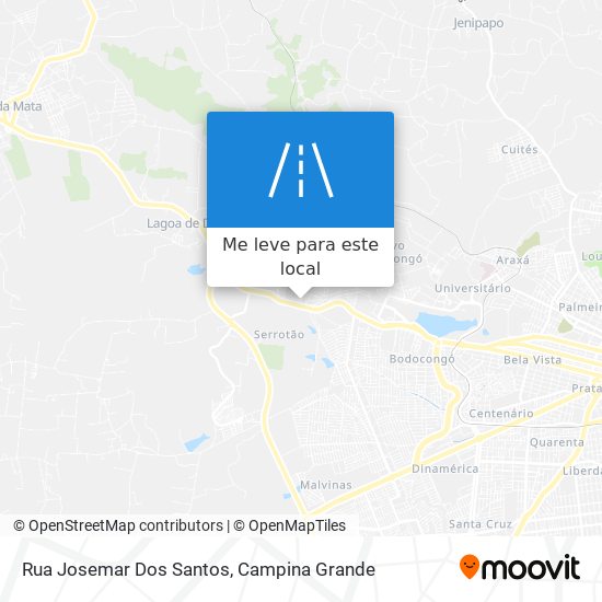 Rua Josemar Dos Santos mapa