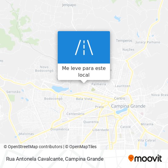 Rua Antonela Cavalcante mapa