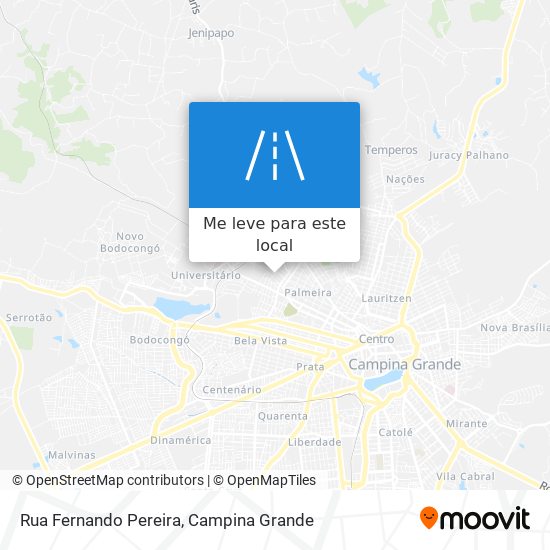 Rua Fernando Pereira mapa