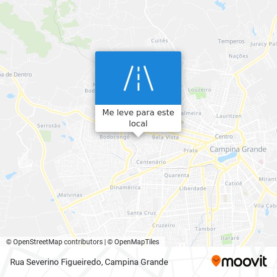 Rua Severino Figueiredo mapa