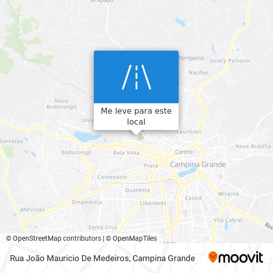 Rua João Mauricio De Medeiros mapa