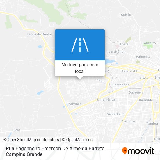 Rua Engenheiro Emerson De Almeida Barreto mapa