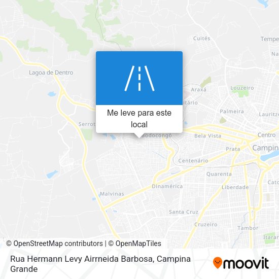 Rua Hermann Levy Airrneida Barbosa mapa