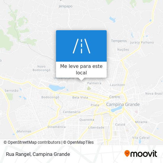 Rua Rangel mapa