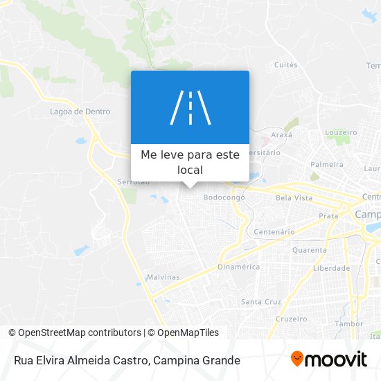 Rua Elvira Almeida Castro mapa