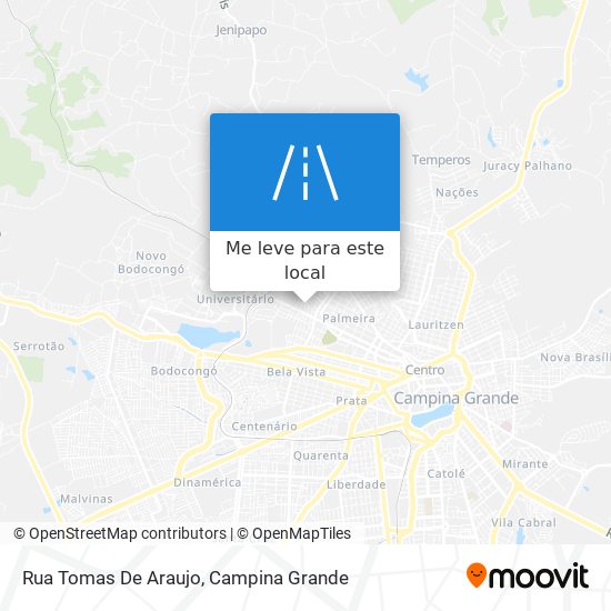 Rua Tomas De Araujo mapa