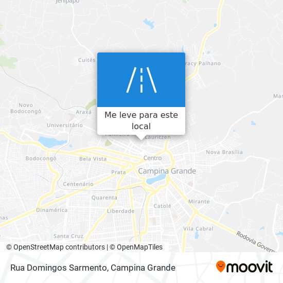 Rua Domingos Sarmento mapa