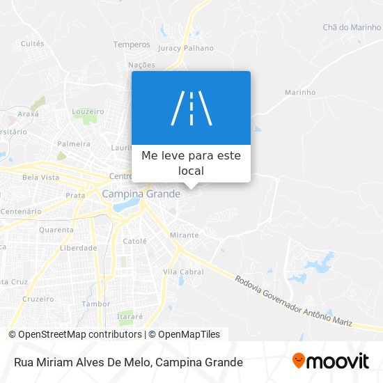 Rua Miriam Alves De Melo mapa
