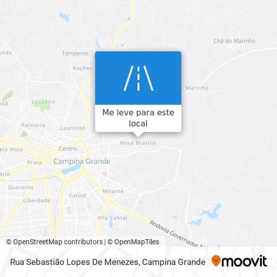 Rua Sebastião Lopes De Menezes mapa