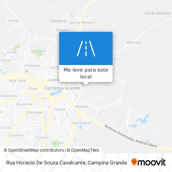 Rua Horacio De Souza Cavalcante mapa