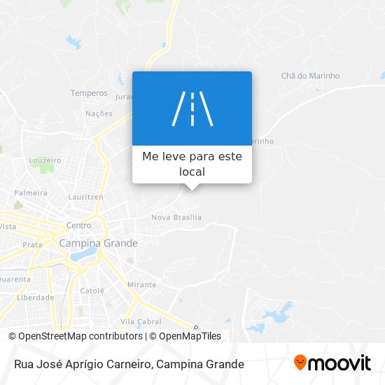 Rua José Aprígio Carneiro mapa