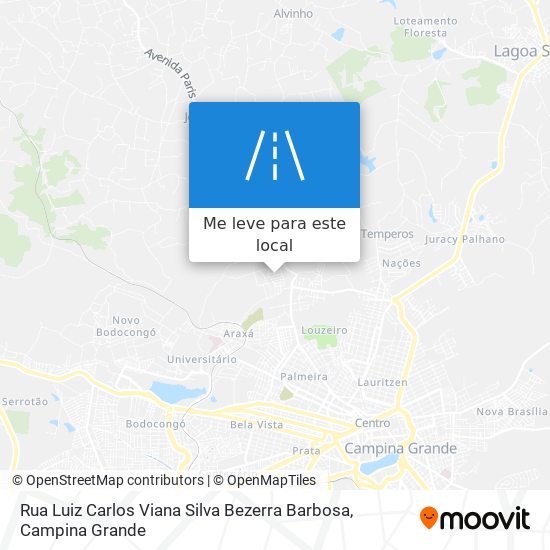 Rua Luiz Carlos Viana Silva Bezerra Barbosa mapa