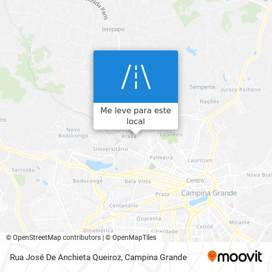 Rua José De Anchieta Queiroz mapa