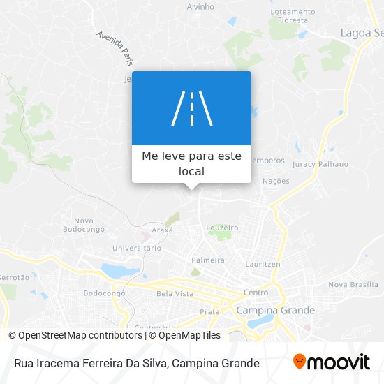 Rua Iracema Ferreira Da Silva mapa