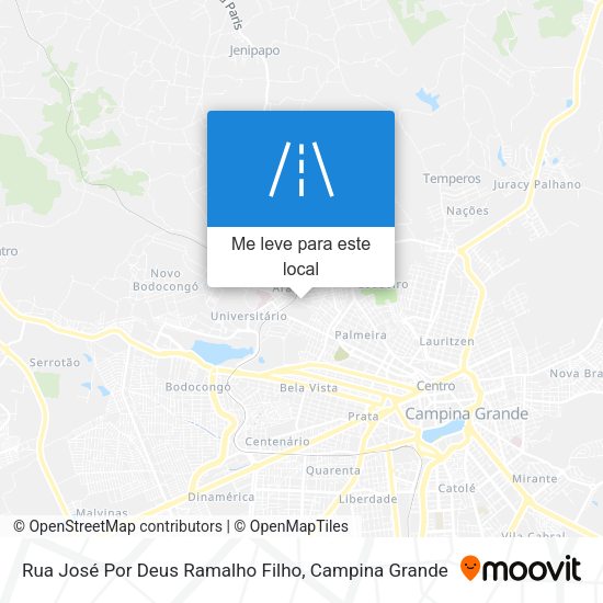 Rua José Por Deus Ramalho Filho mapa