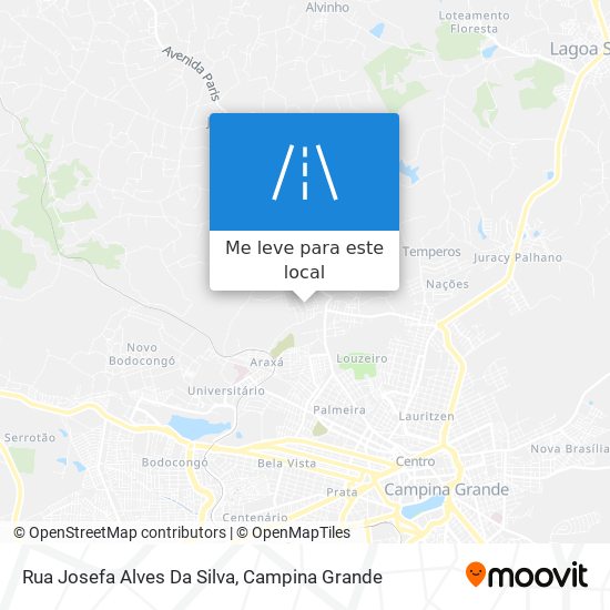 Rua Josefa Alves Da Silva mapa