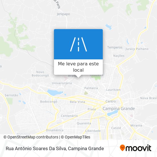 Rua Antônio Soares Da Silva mapa