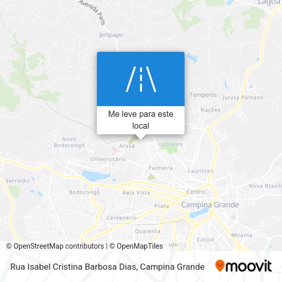 Rua Isabel Cristina Barbosa Dias mapa