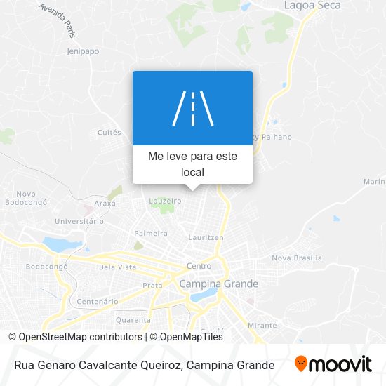 Rua Genaro Cavalcante Queiroz mapa