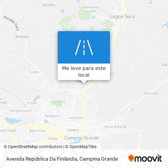 Avenida República Da Finlândia mapa