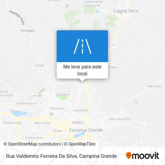 Rua Valdemiro Ferreira Da Silva mapa