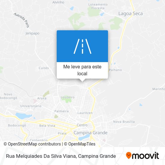 Rua Melquiades Da Silva Viana mapa