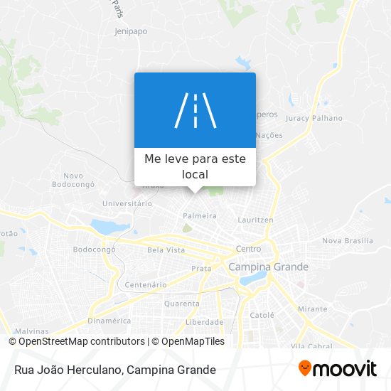 Rua João Herculano mapa