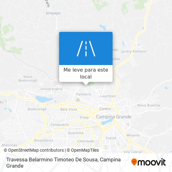 Travessa Belarmino Timoteo De Sousa mapa