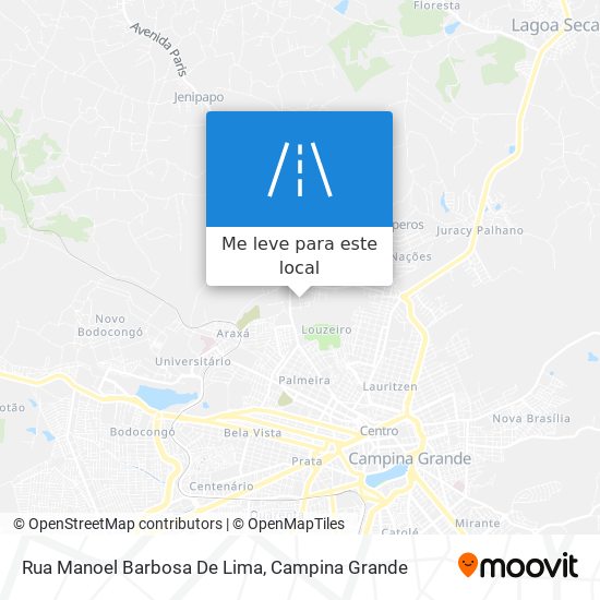Rua Manoel Barbosa De Lima mapa
