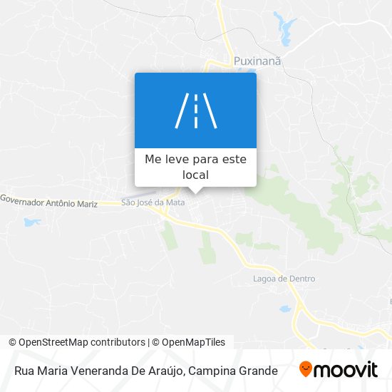 Rua Maria Veneranda De Araújo mapa