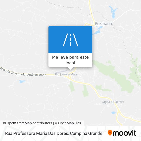 Rua Professora Maria Das Dores mapa