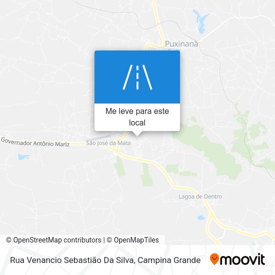 Rua Venancio Sebastião Da Silva mapa