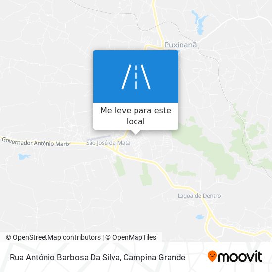 Rua António Barbosa Da Silva mapa