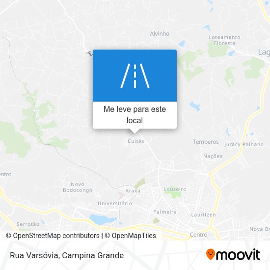 Rua Varsóvia mapa