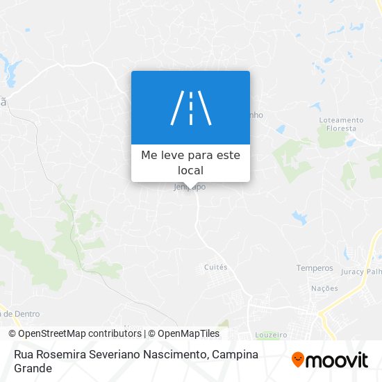 Rua Rosemira Severiano Nascimento mapa