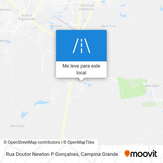 Rua Doutor Newton P Gonçalves mapa