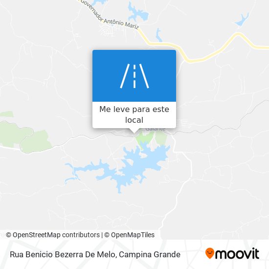 Rua Benicio Bezerra De Melo mapa