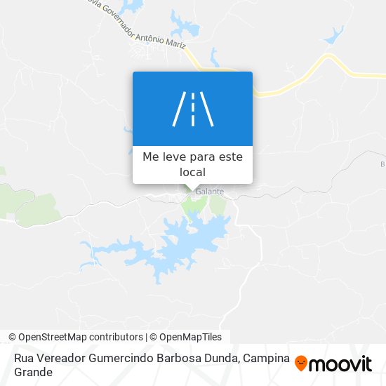 Rua Vereador Gumercindo Barbosa Dunda mapa