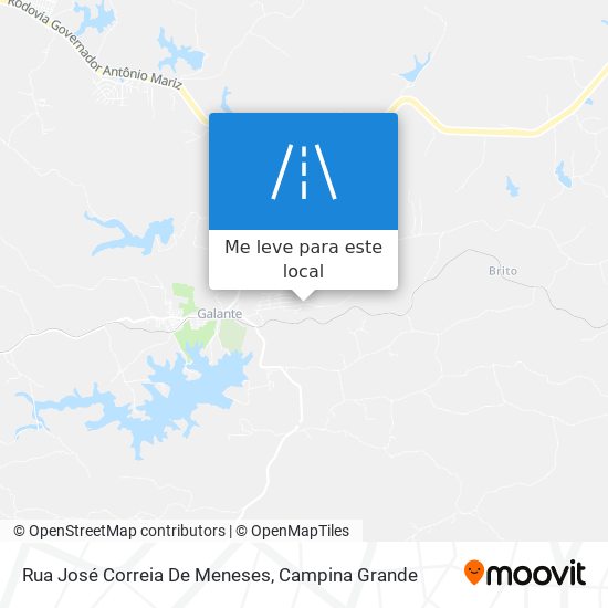 Rua José Correia De Meneses mapa
