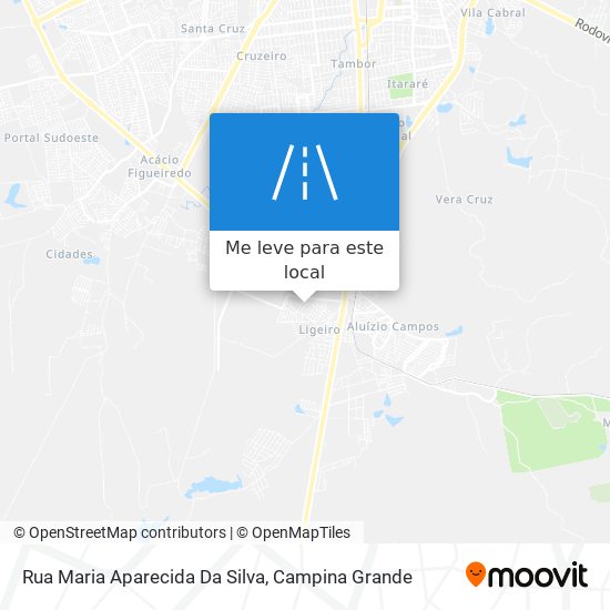 Rua Maria Aparecida Da Silva mapa