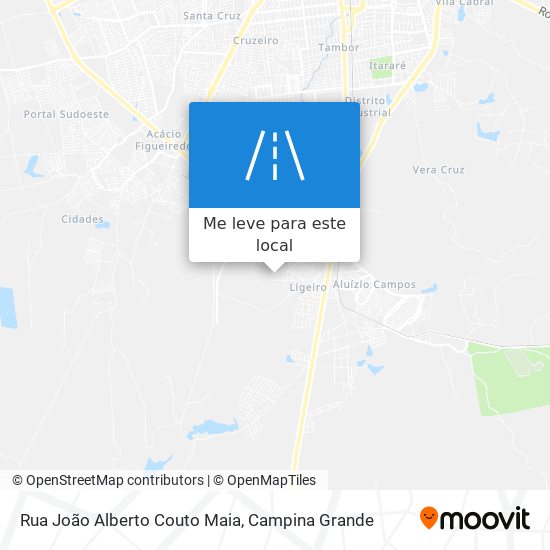 Rua João Alberto Couto Maia mapa