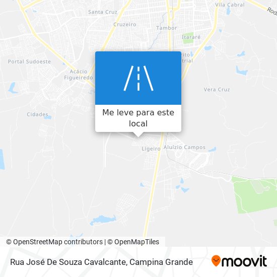 Rua José De Souza Cavalcante mapa