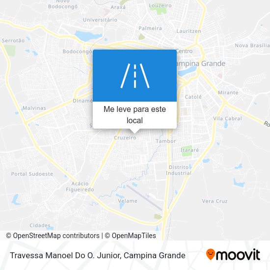 Travessa Manoel Do O. Junior mapa