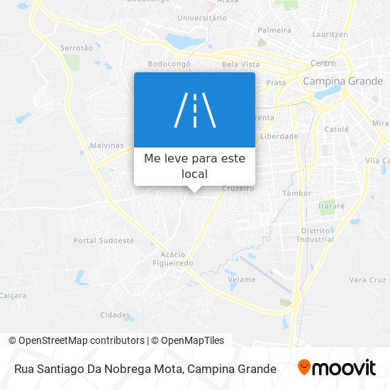 Rua Santiago Da Nobrega Mota mapa