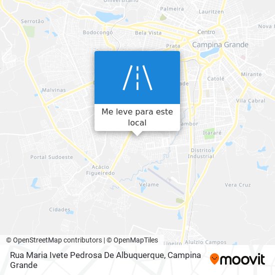 Rua Maria Ivete Pedrosa De Albuquerque mapa