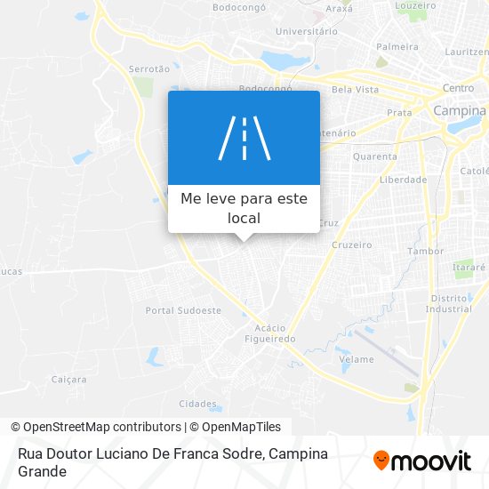 Rua Doutor Luciano De Franca Sodre mapa