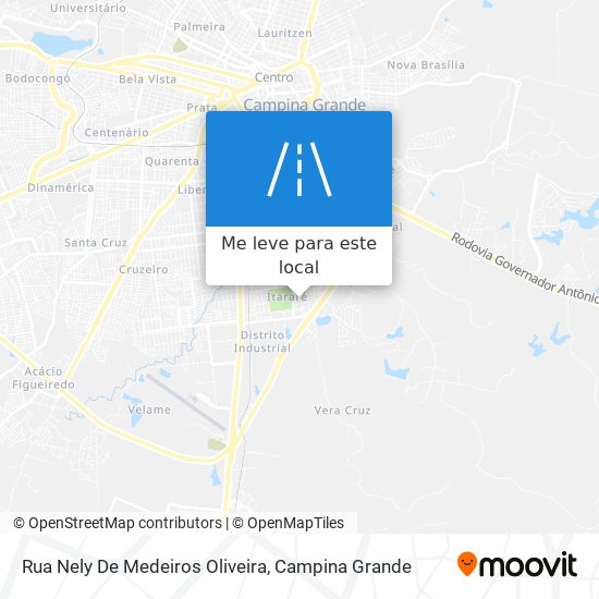 Rua Nely De Medeiros Oliveira mapa