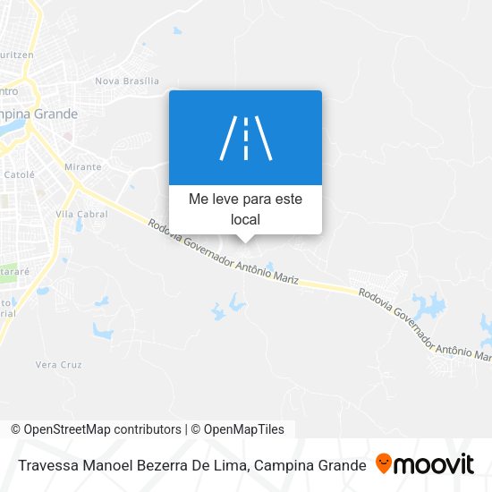 Travessa Manoel Bezerra De Lima mapa